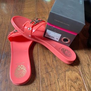 Brand New in box Camuto Orange Cove Coral 8M Evolet Flip Flop